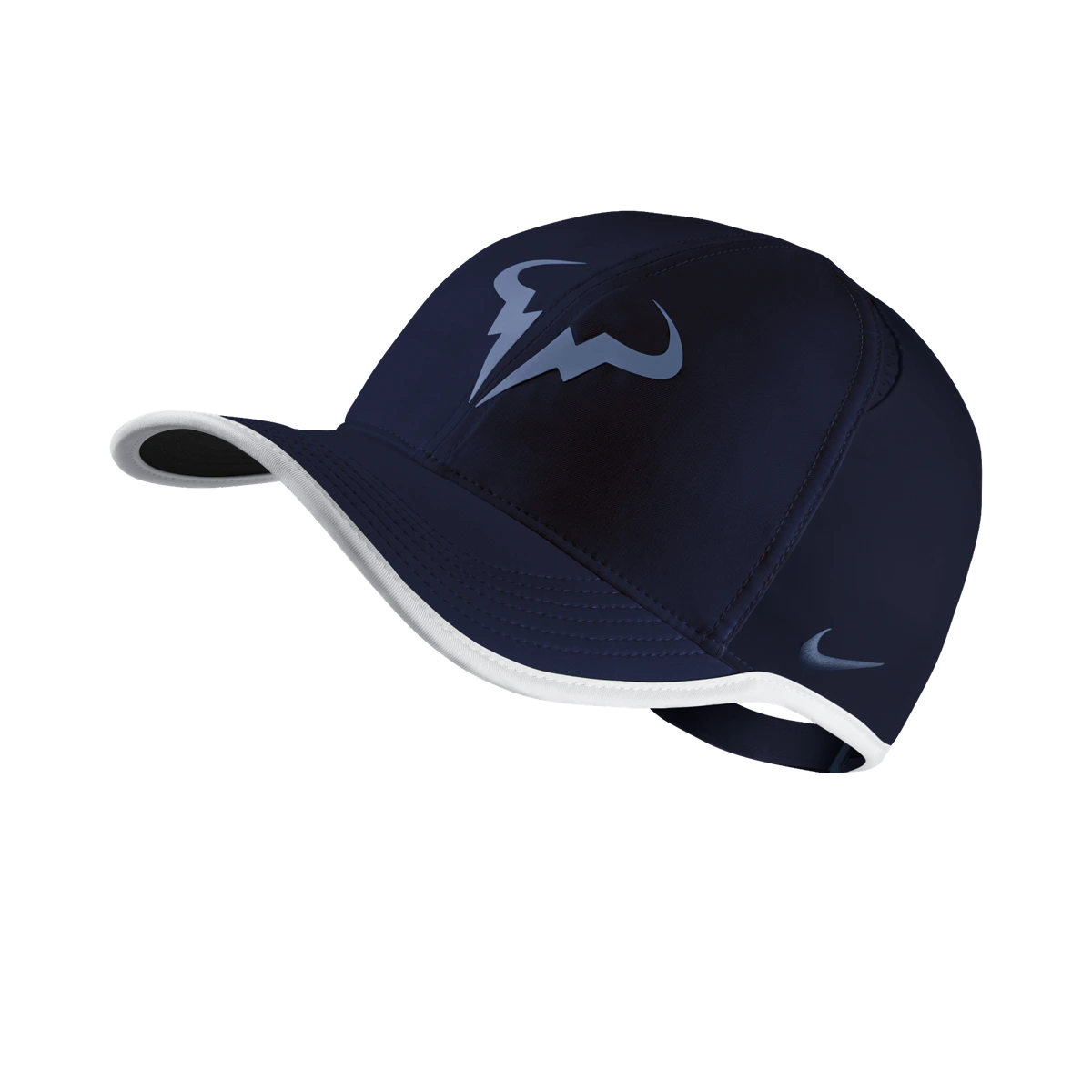 Nike Rafa Featherlight hat in Obsidian w/Black/White & Ocean Fog [715146-451] from the Summer 2016 tennis collection